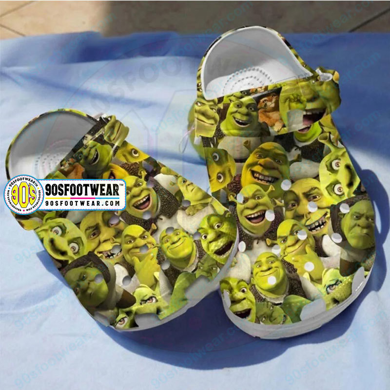 Crocs outfit - shrek crocs shrek pattern fantasy comedy film clog shoes - 2009 Crocs Outfit