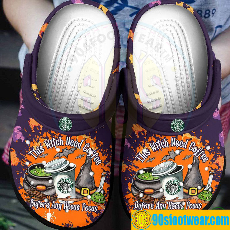 Crocs outfit - starbucks crocs the witch need coffee hocus pocus halloween starbucks coffee lover classic clogs - 2096 Crocs Outfit