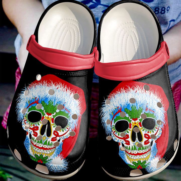 Crocs outfit - sugar skull winter christmas crocs crocband clog shoes for men women - 2131 Crocs Outfit