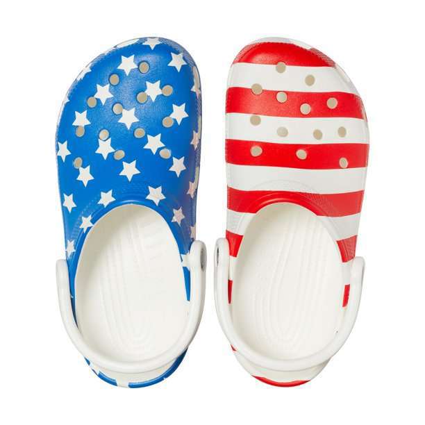 Crocs outfit - usa flag 4th of july crocs crocband clogs - 2241 Crocs Outfit