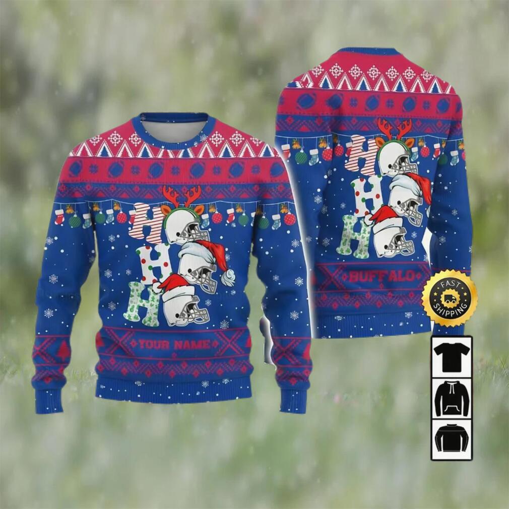 Customized buffalo bills ugly christmas sweater, faux wool sweater, national football league, gifts for fans football nfl, football 3d ugly sweater, merry xmas ? prinvity Christmas Ugly Sweater