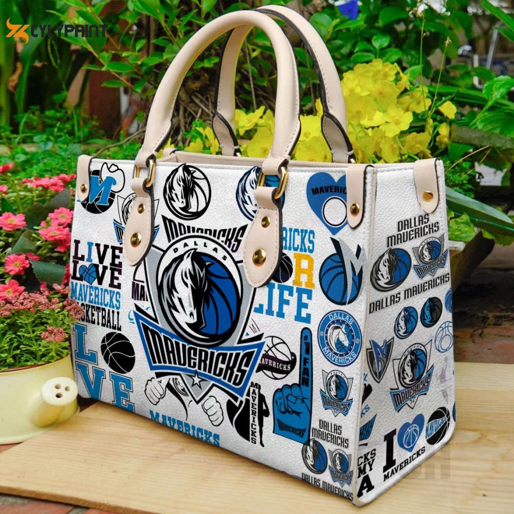 Dallas mavericks leather handbag gift for women 403 Women Leather Hand Bag