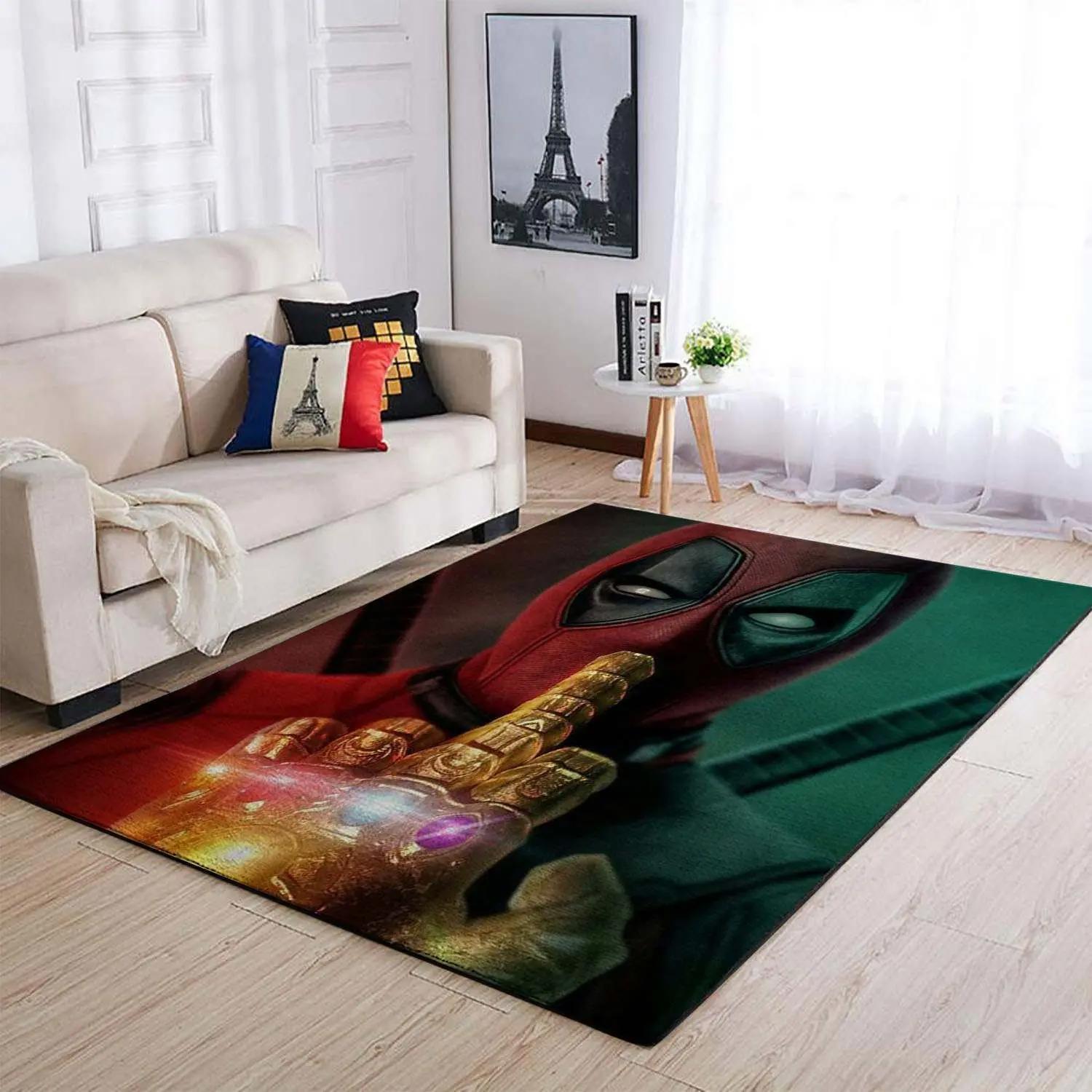 Deadpool marvel superheros area rugs marvel movies living room rug dp91208 Rectangle Rug