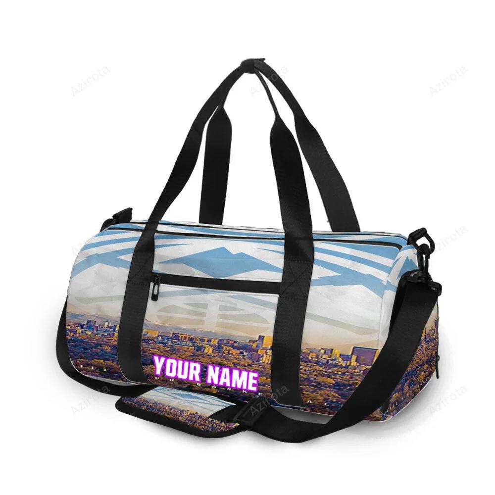 Denver nuggets city personalized name travel bag gym bag 2144 Travel Bag