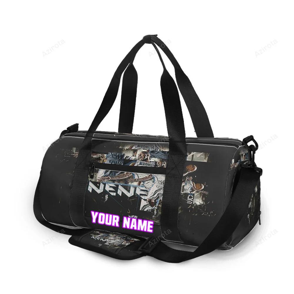 Denver nuggets nene1 personalized name travel bag gym bag 2150 Travel Bag