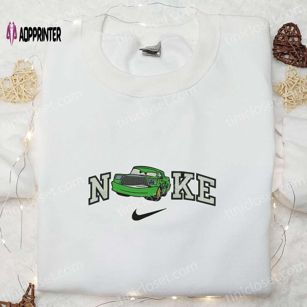 Disney cars chick hicks embroidered sweatshirt & hoodie custom nike t-shirt Embroidered Shirt