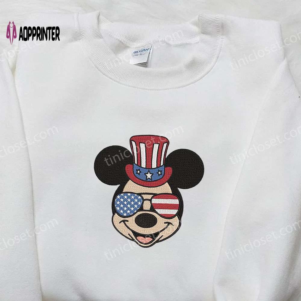 Disney patriotic mickey embroidered shirt: america s best patriotic shirts Embroidered Shirt