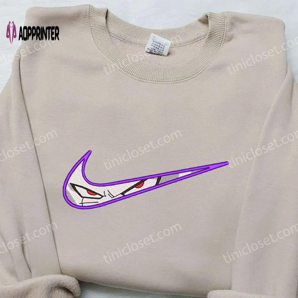 Dragon ball x nike embroidered shirt: custom frieza design Embroidered Shirt