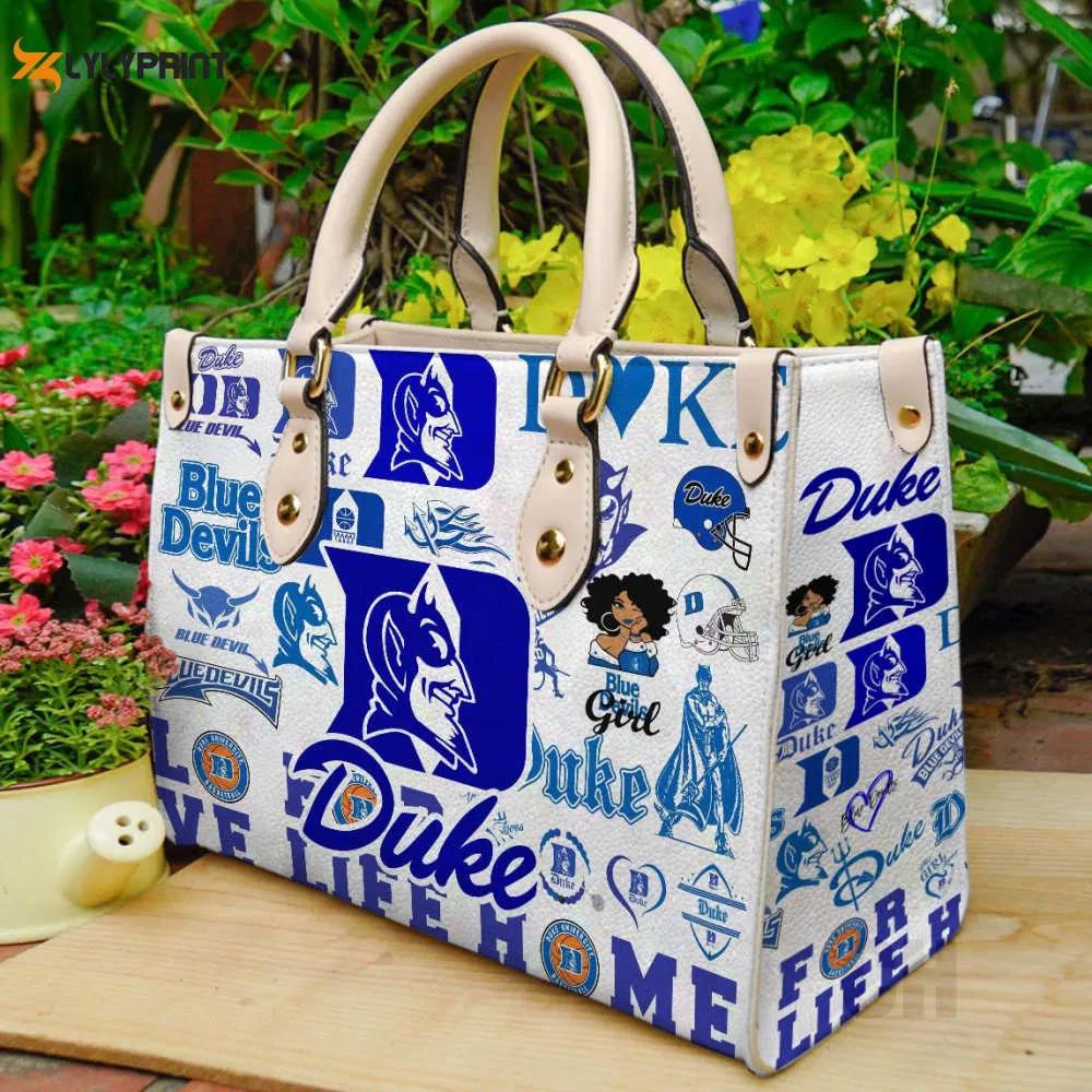 Duke blue devils leather handbag for women gift 2307 Women Leather Hand Bag