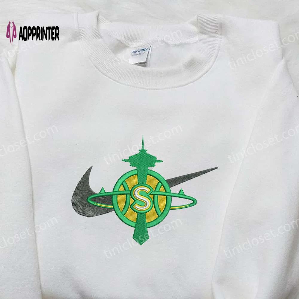 El cuernu guanabanas x nike embroidered shirt: custom gift for daughter stylish & unique nike design Embroidered Shirt