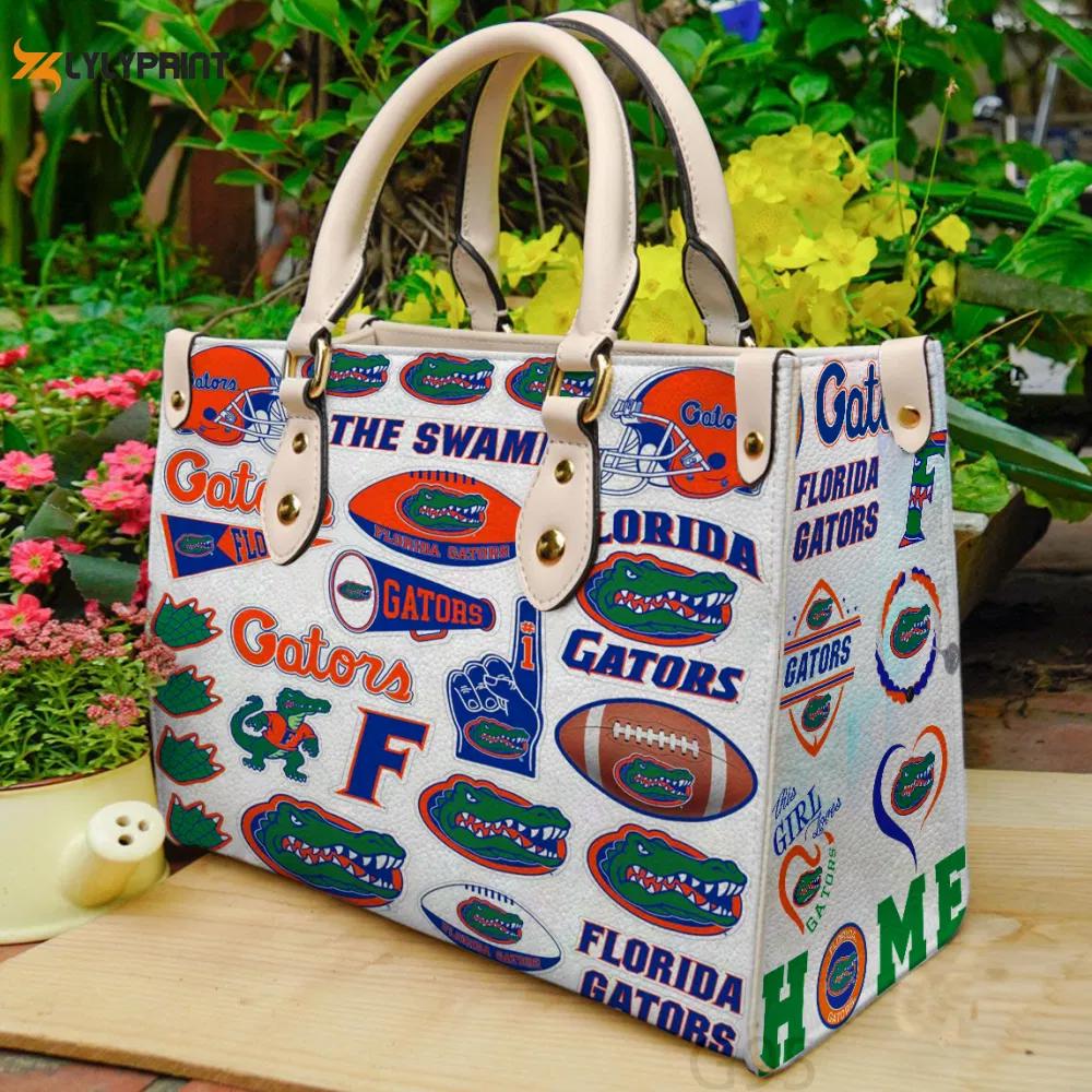 Florida gators leather bag for women gift 984 Women Leather Hand Bag