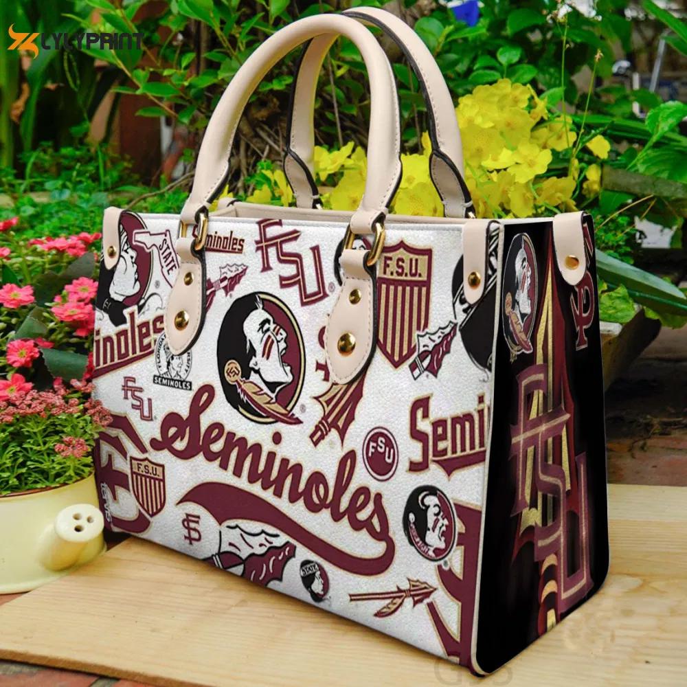 Florida state seminoles 1 leather bag g95 1773 Women Leather Hand Bag