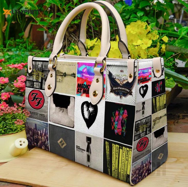 Foo fighters 3 leather handbag 2516 Women Leather Hand Bag