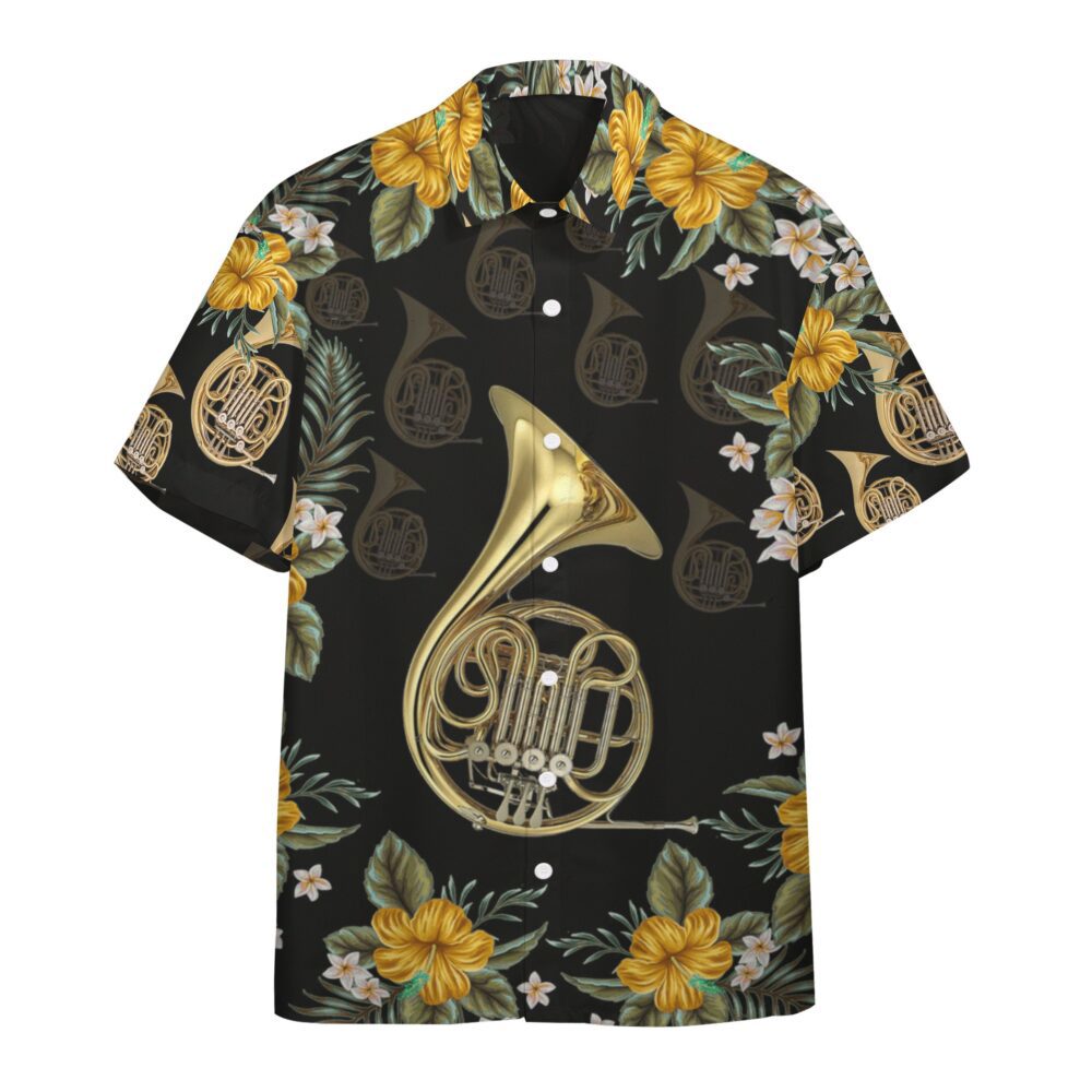 French horn hawaii shirt Hawaii Shirt Shorts & Flip Flops
