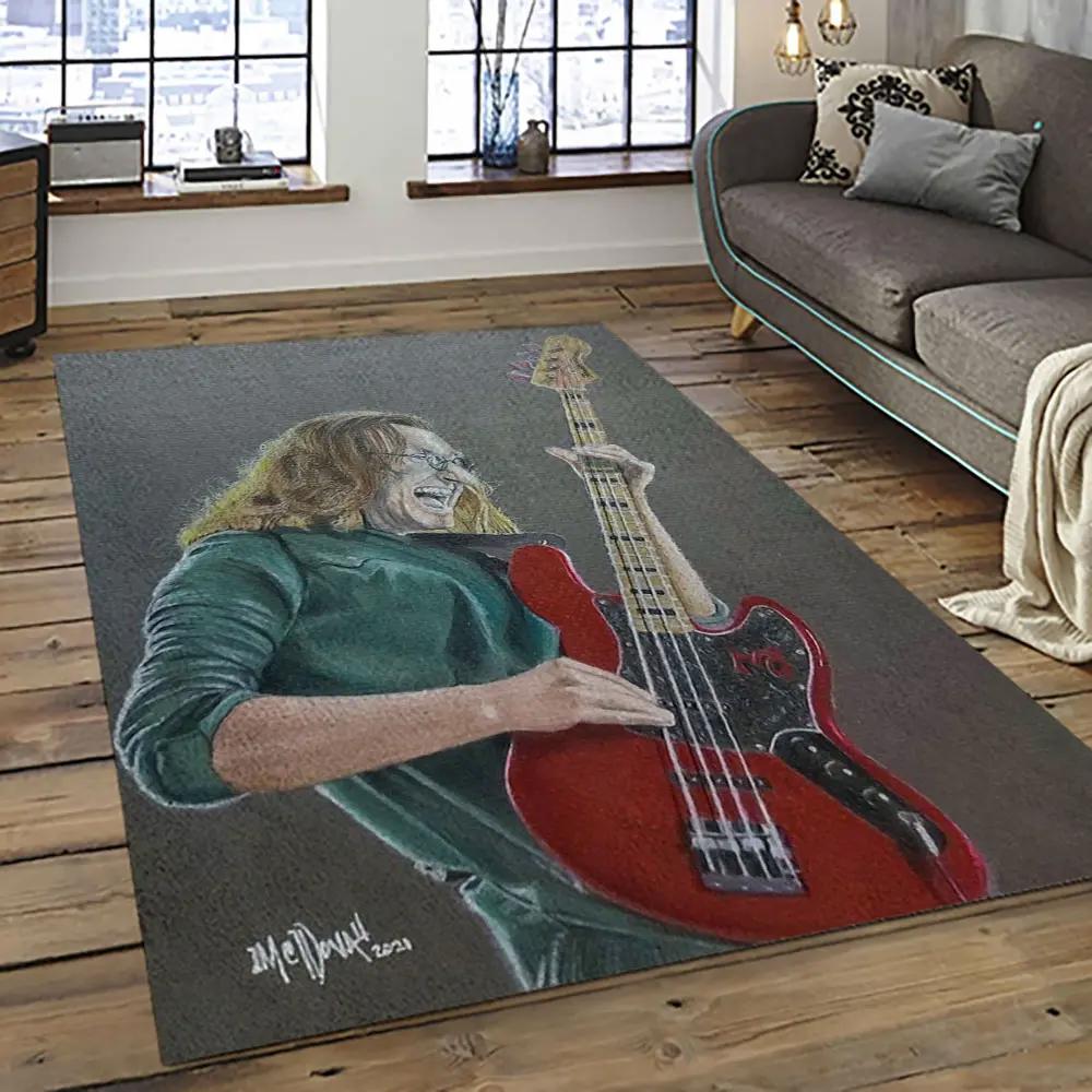 Geddy lee rapper hiphop music retangle carpet area rug home decor best gift for fan and friends gl16 Rectangle Rug