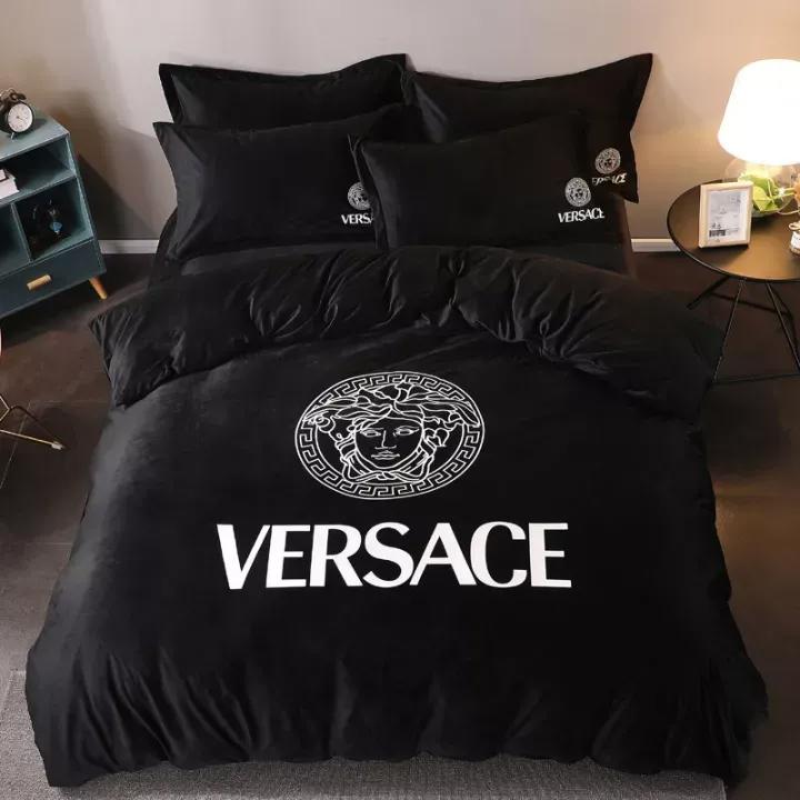 Gianni versace white luxury brand high-end bedding set home decor ht Bedding Sets