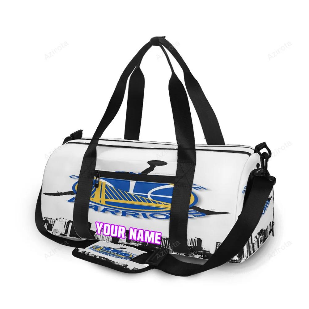 Golden state warriors emblem city personalized name travel bag gym bag 2114 Travel Bag