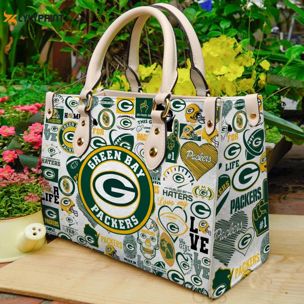 Green bay packers i0for women giftand leather bag for women gift 2204 Women Leather Hand Bag