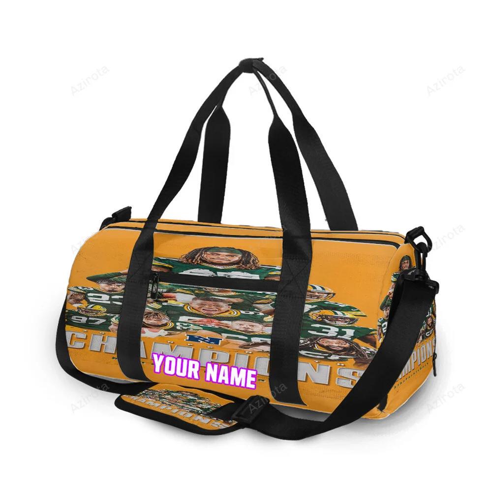 Green bay packers player team v13 personalized name travel bag gym bag 460 Travel Bag