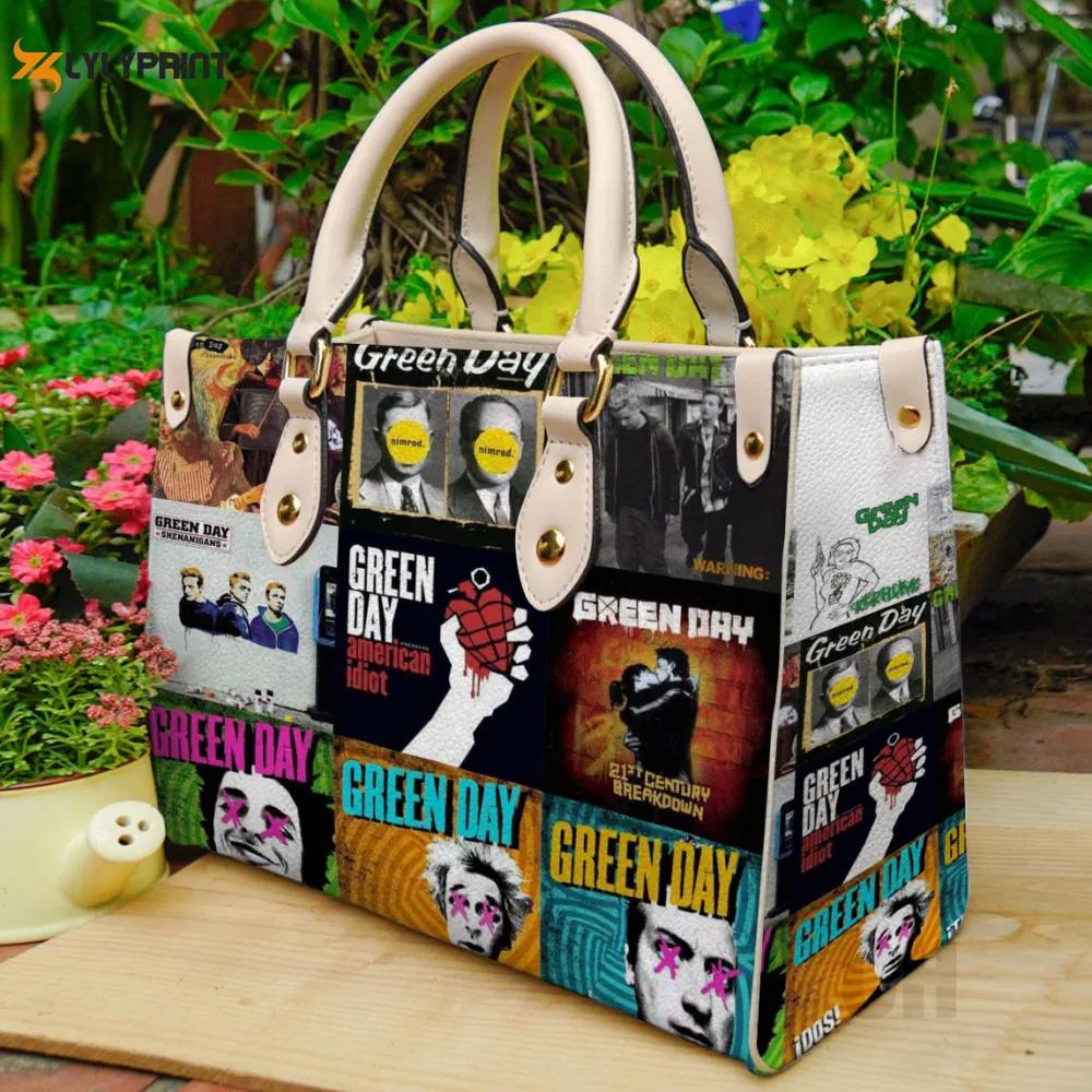 Green day  leather bag for women gift 913 Women Leather Hand Bag