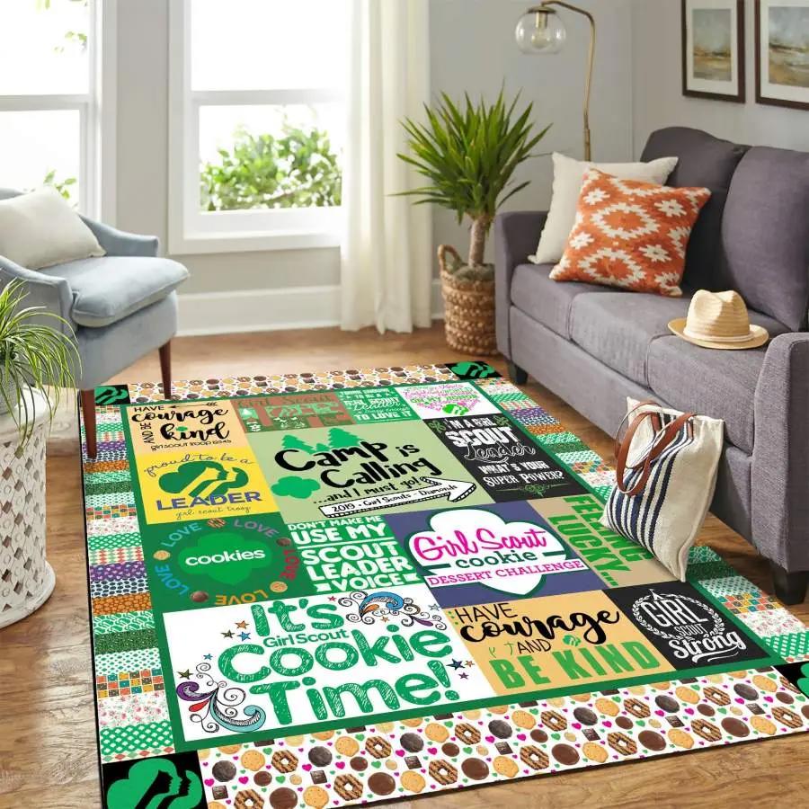 Green positive quote camping rug area rug living room rug home decor geeky carpethome decorbedroom living room decor Rectangle Rug