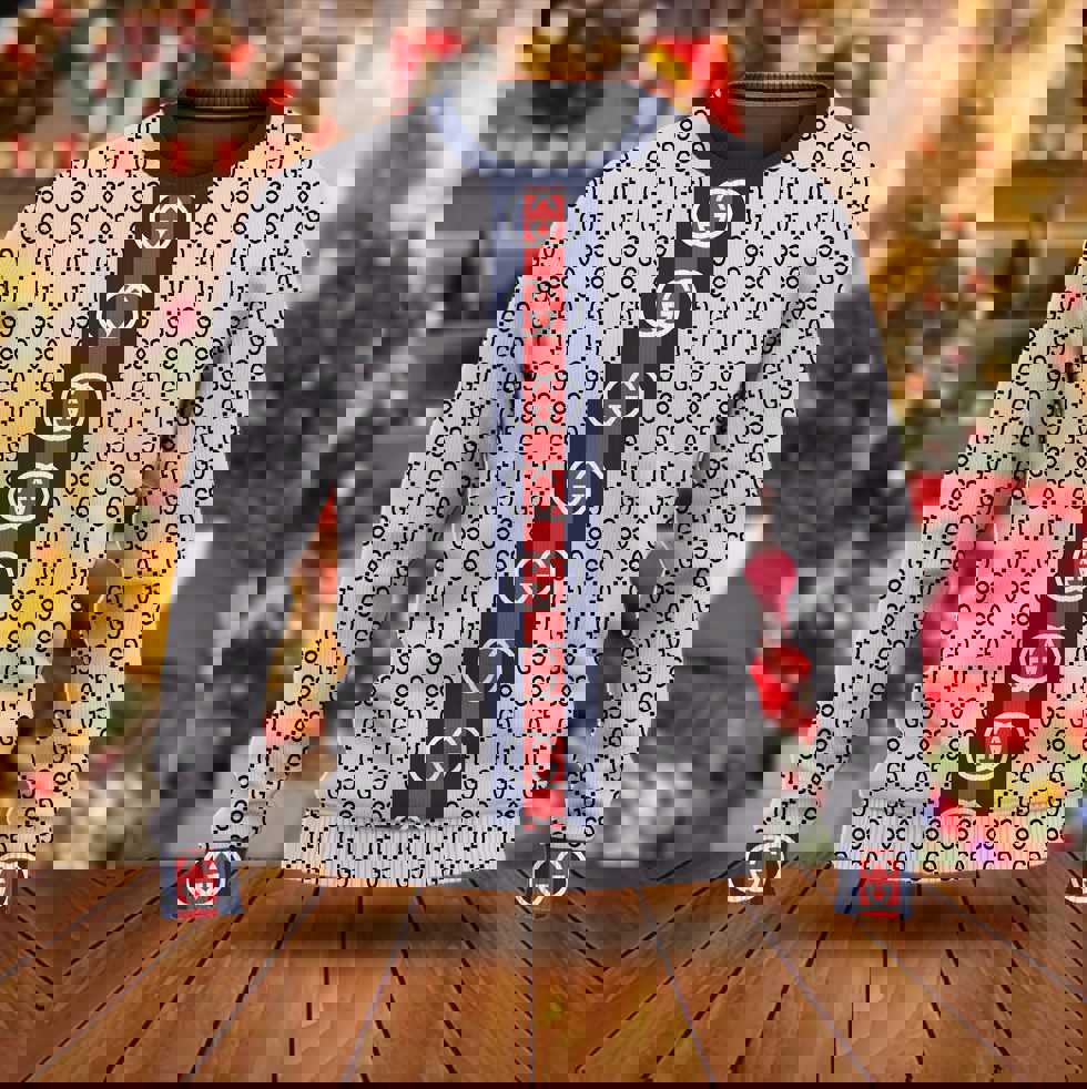 Gucci luxury ugly christmas sweaterhot 2025 style 354 Christmas Ugly Sweater