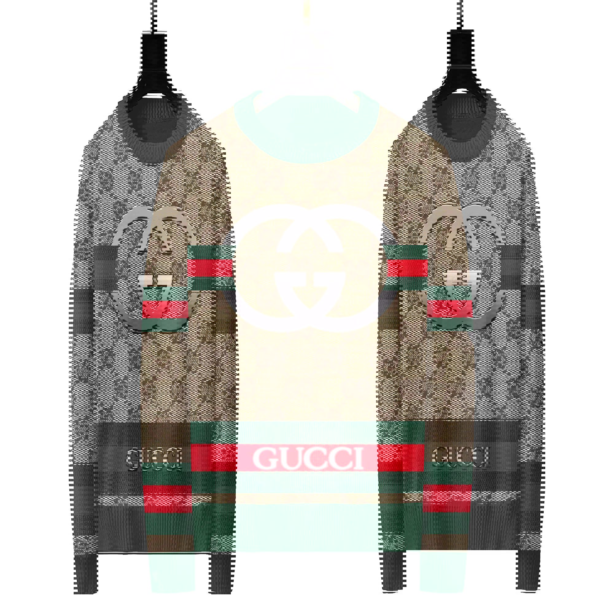 Gucci luxury ugly sweater for winter  hot 2024 style 525 Christmas Ugly Sweater