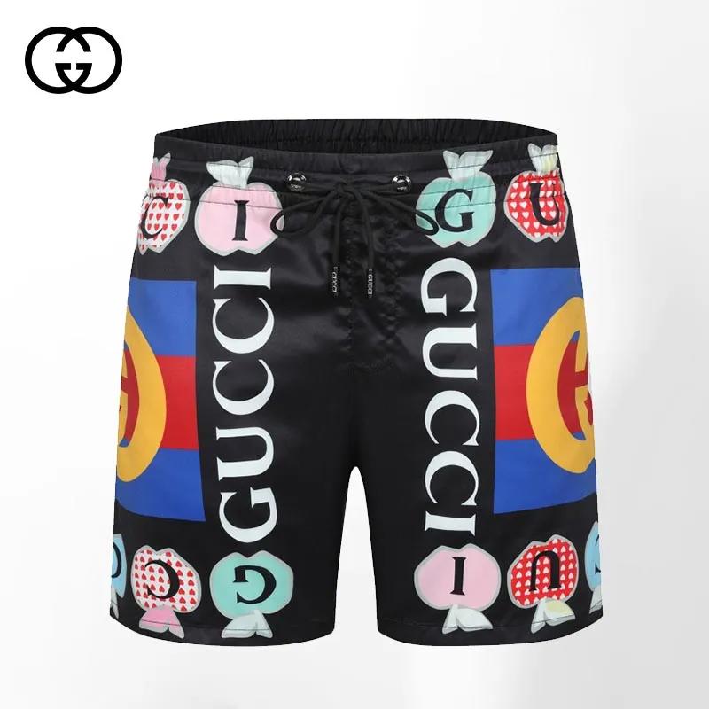 Gucci new black luxury pants all over print shorts for men luxury summer outfit trending 2023 12 Shorts For Ment