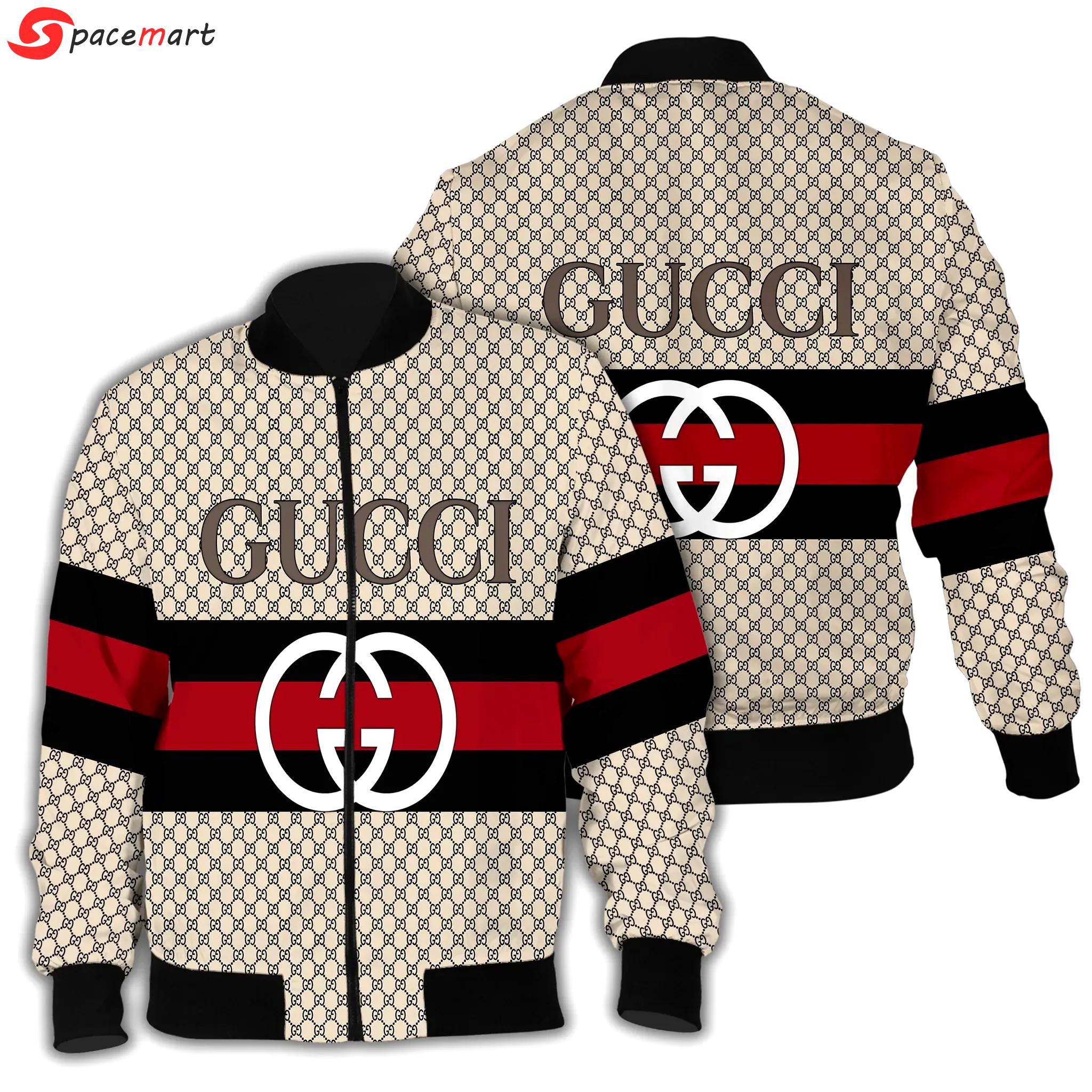 Gucci stripe bomber jacketuxury brand clothing clothes outfit foren - bomber jacket Bomber Jacket