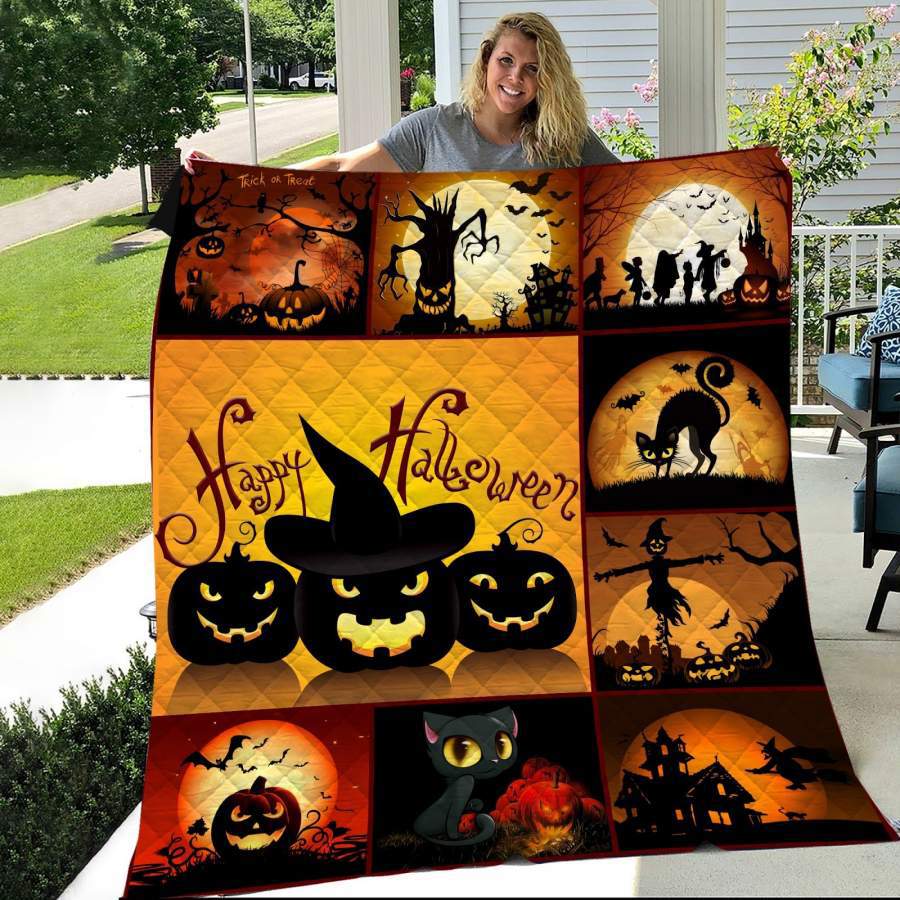 Halloween decorations halloween like quilt blanket christmas gift ideas Quilt Blanket