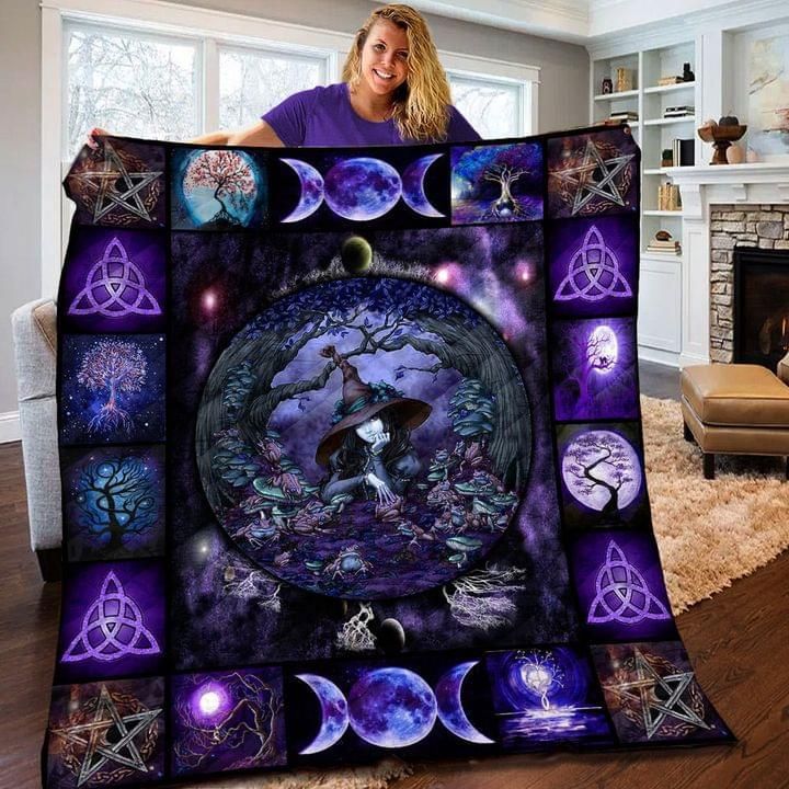 Halloween decorations halloween moonlight quilt blanket Quilt Blanket