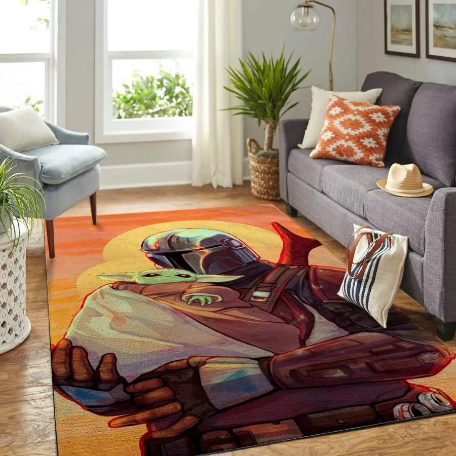 Heavy equipment area rug living room rug home decor 01510 home decor bedroom living room decor Rectangle Rug