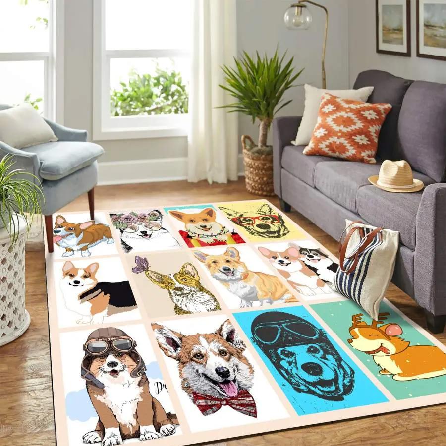 Heavy equipment area rug living room rug home decor 01922 home decor bedroom living room decor Rectangle Rug