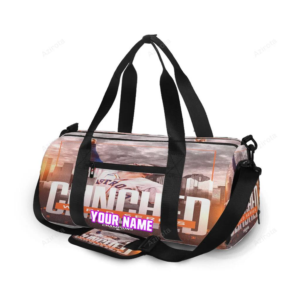 Houston astros jose altuve 27 v2 personalized name travel bag gym bag 2148 Travel Bag