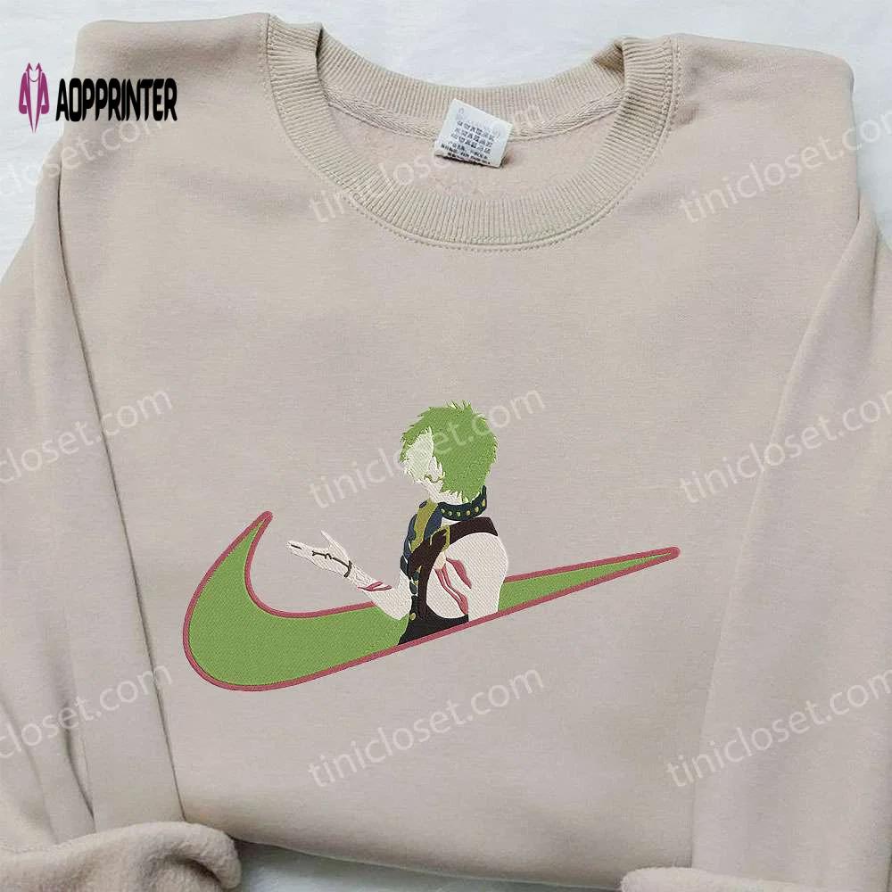 Ikoma x nike swoosh anime hoodie & koutetsujou no kabaneri shirt: embroidered nike inspired collection Embroidered Shirt