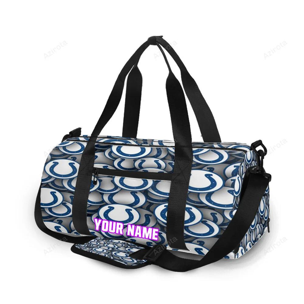 Indianapolis colts2 personalized name travel bag gym bag 763 Travel Bag