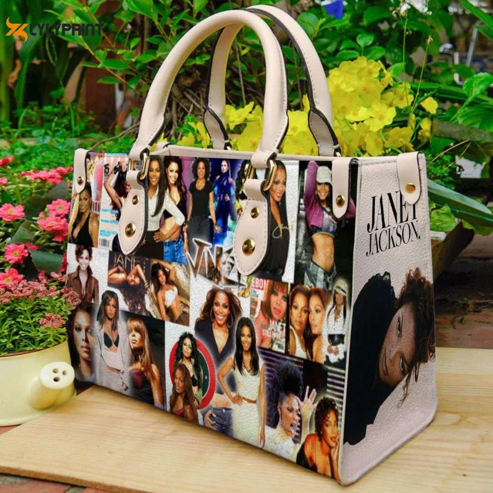Janet jackson 5leather handbag gift for women 4681 Women Leather Hand Bag
