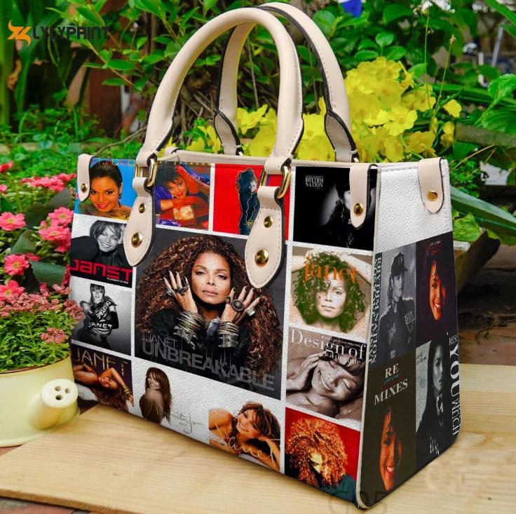 Janet jackson leather handbag for women gift 2343 Women Leather Hand Bag