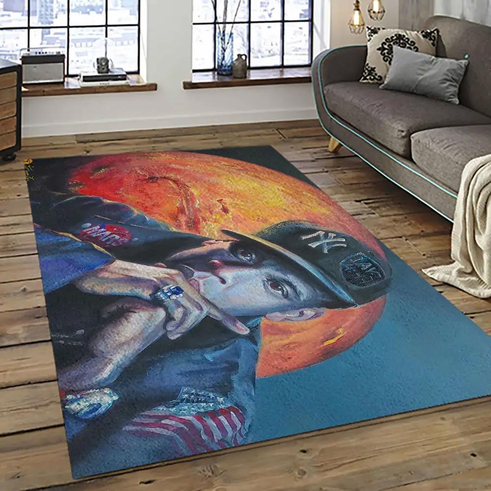 Jay-z rapper hiphop music retangle carpet area rug home decor best gift for fan and friends jz12 Rectangle Rug