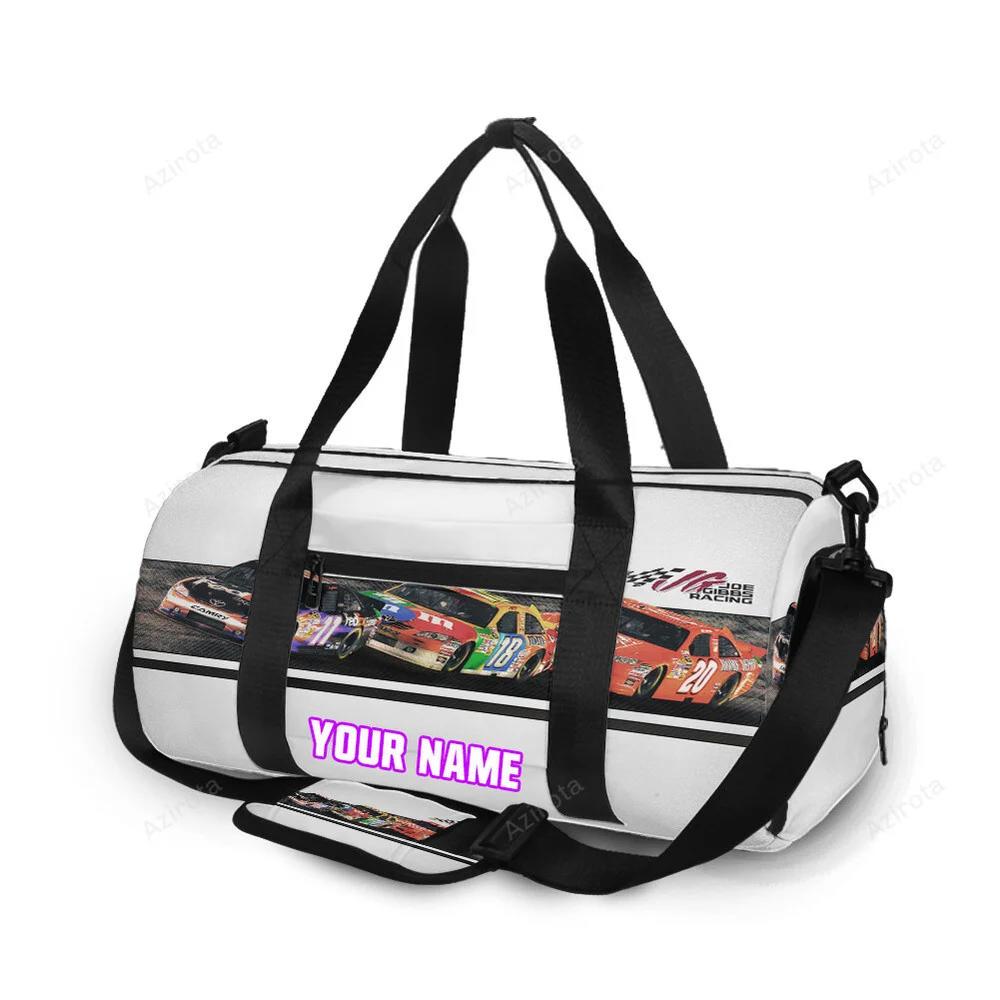 Joe gibbs racing car7 personalized name travel bag gym bag 683 Travel Bag
