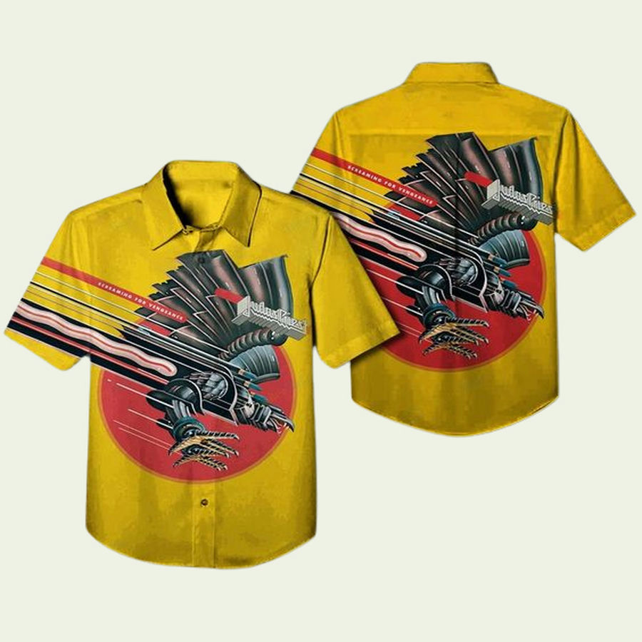 Judas priest screaming for vengeance album hawaiian shirt Hawaii Shirt Shorts & Flip Flops