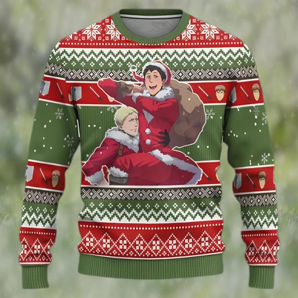 Kaworu x shinji anime ugly christmas sweater custom neon genesis evangelion Christmas Ugly Sweater
