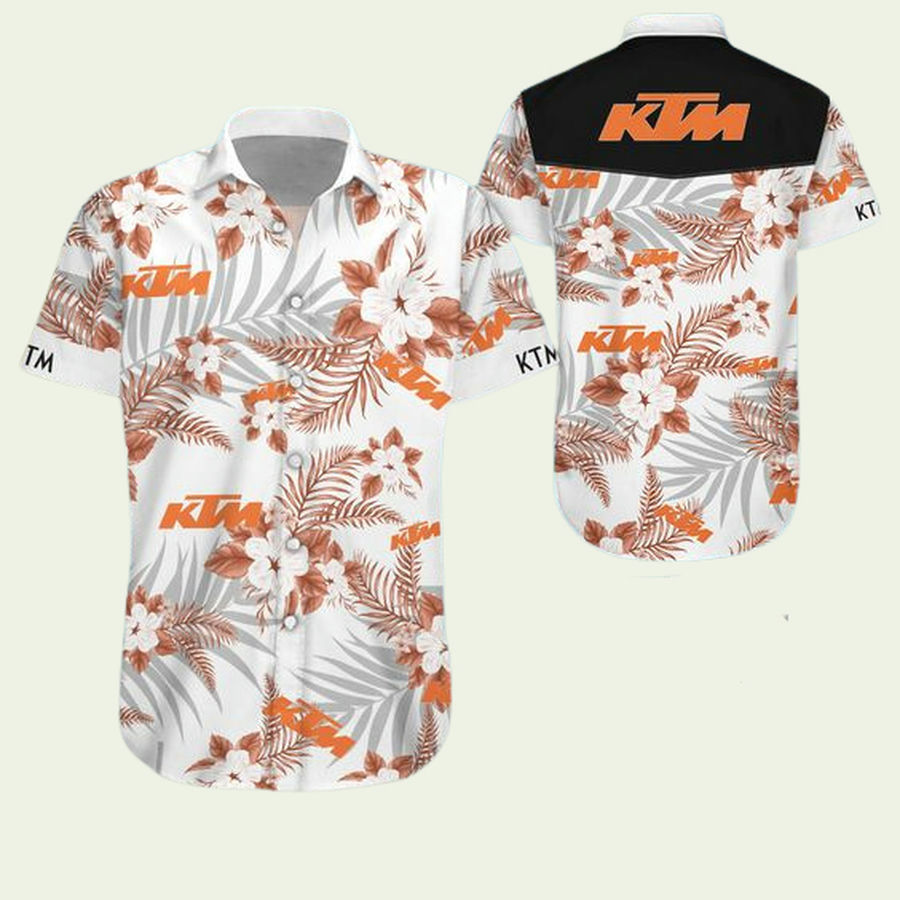 Ktm racing\ hawaiian shirt Hawaii Shirt Shorts & Flip Flops