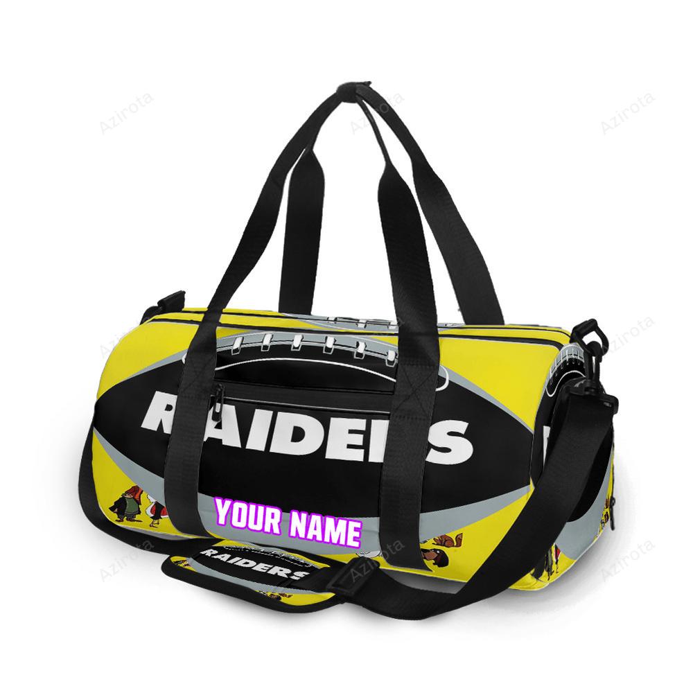 Las vegas raiders ball personalized name travel bag gym bag 1969 Travel Bag