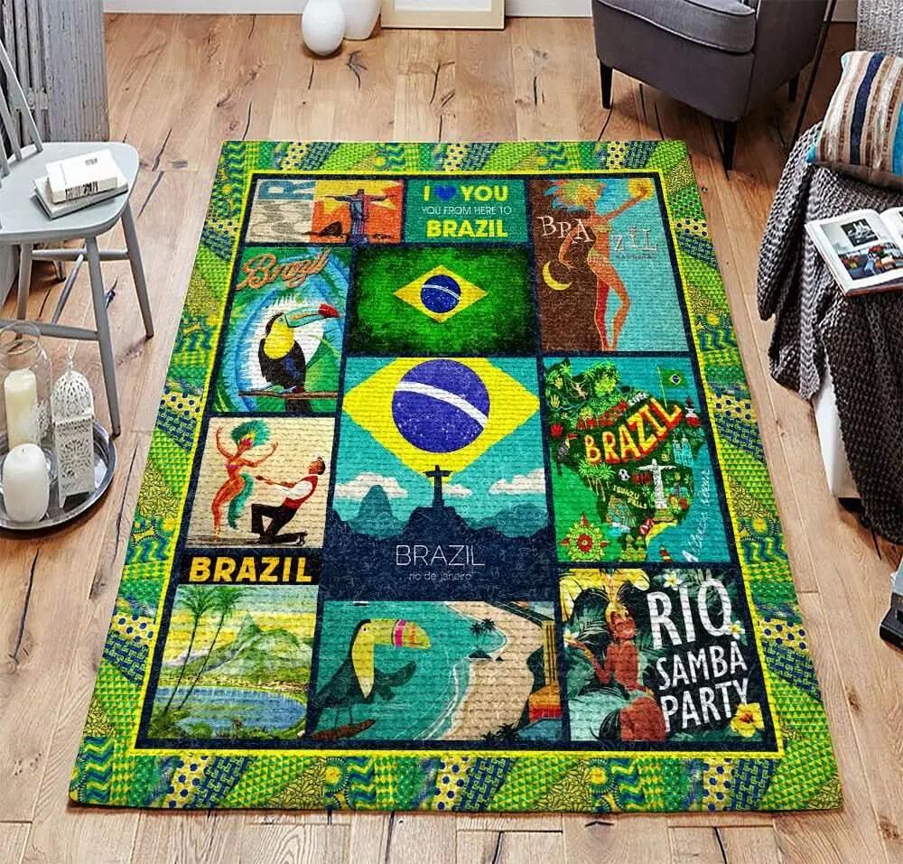 Leopard area rug living room rug home decor 191016 ofd Rectangle Rug