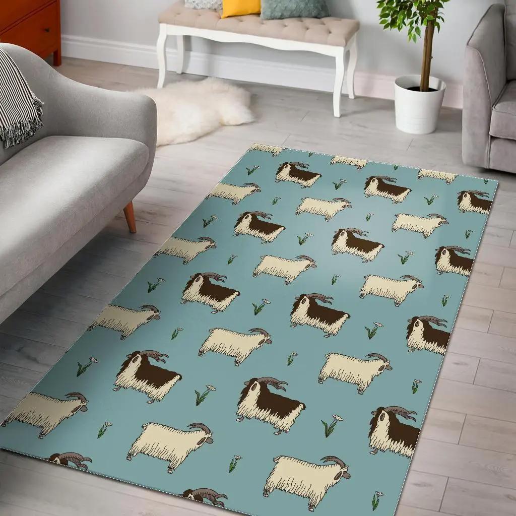 Llama area rug living room rug home decor – animal pattern rug 120912 Rectangle Rug