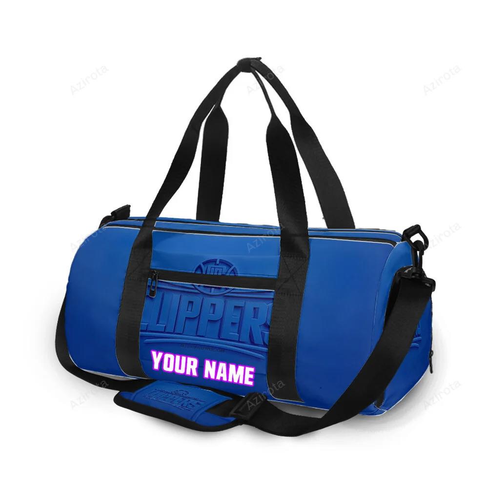 Los angeles clippers creative logo personalized name travel bag gym bag 27 Travel Bag