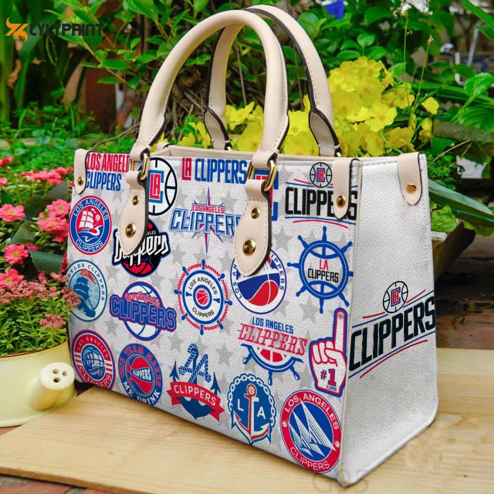 Los angeles clippers leather bag g95 1243 Women Leather Hand Bag