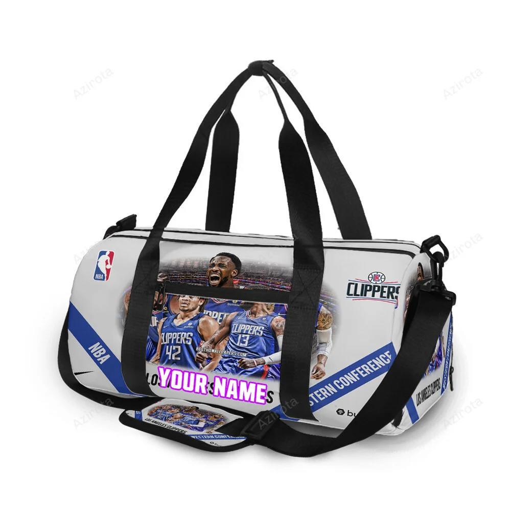 Los angeles clippers team1 personalized name travel bag gym bag 1516 Travel Bag