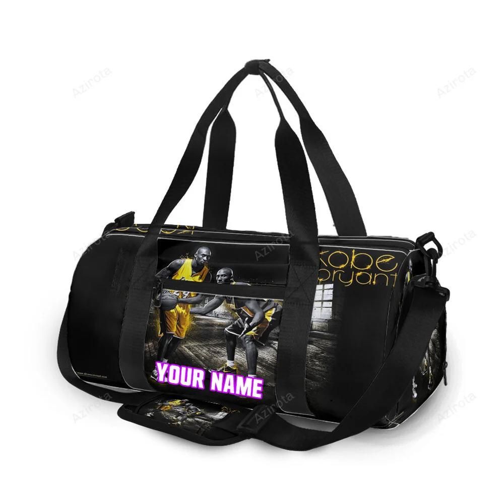 Los angeles lakers 24 kobe bryant v241 personalized name travel bag gym bag 1446 Travel Bag